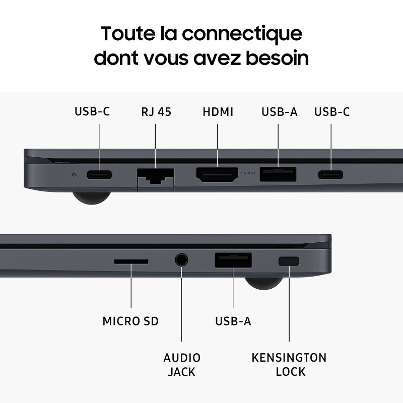Portable Galaxy Book4 Intel Core i5 120U 8Go 256SSD Intel UHD Graphics 15.6 FHD