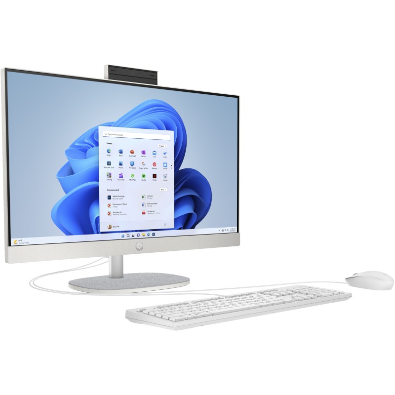 AllinOne HP 24-cr0034nf PC RYZEN 5 7520U 8Go 512Go W11home ecran Non tactile  23