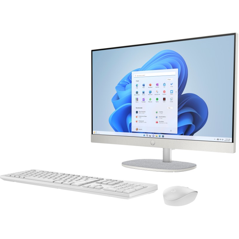 AllinOne HP 24-cr0074nf PC RYZEN 5 7520U 16Go 512Go W11home ecran  Non tactile 2