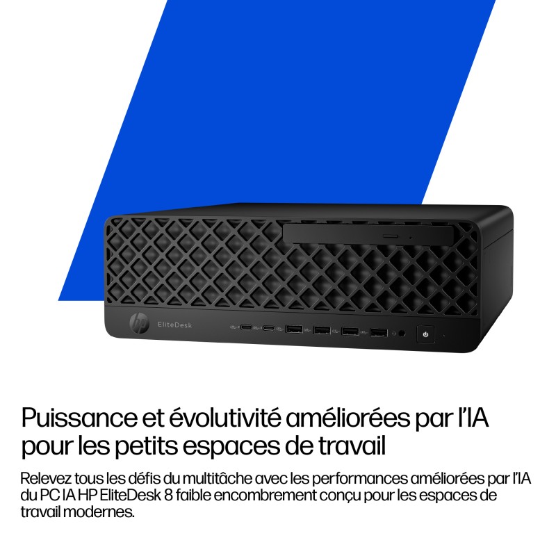 Mini PC HP EliteDesk 8 G1i Intel Core U7-265 24GO 512GoSSD Intel Graphics WIN11P