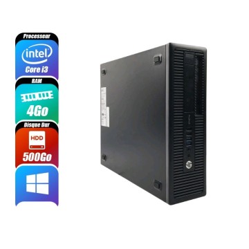 HP ProDesk 600 G1 - 4160, 4 Go RAM, 500 Go - reconditionné