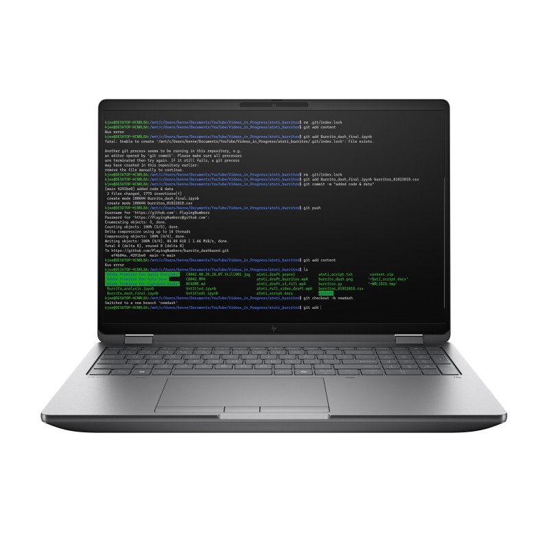 Station de Travail HP ZBook Fury 16 G1i Intel Core U9-285HX 32GB 1TB NVIDIA RTX