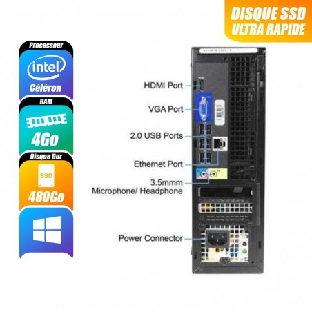 DESKTOP DELL OPTIPLEX 390 reconditionne