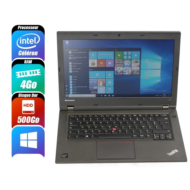 LENOVO THINKPAD 4 Go 500 Go reconditionné PC Portables -id-100