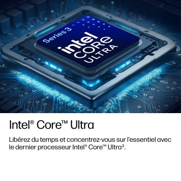 Portable HP EliteBook 8 G2i Intel Core Ultra U5 325 16Go soudée 512GoSSD Intel G