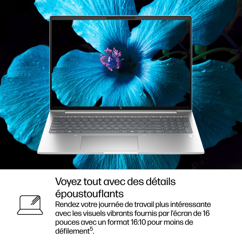 Portable HP ProBook 4 G1i Intel Core 5-120U 16Go 512GoSSD Intel Graphics 16'' WU