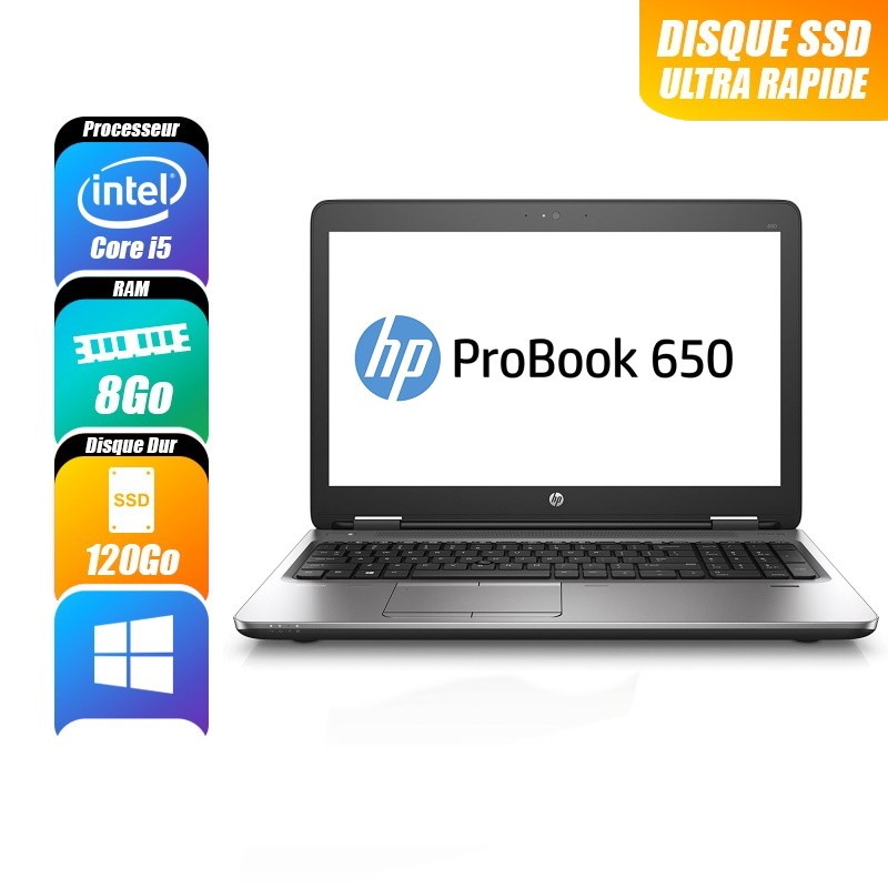 HP PROBOOK 8 Go 120 Go reconditionné PC Portables