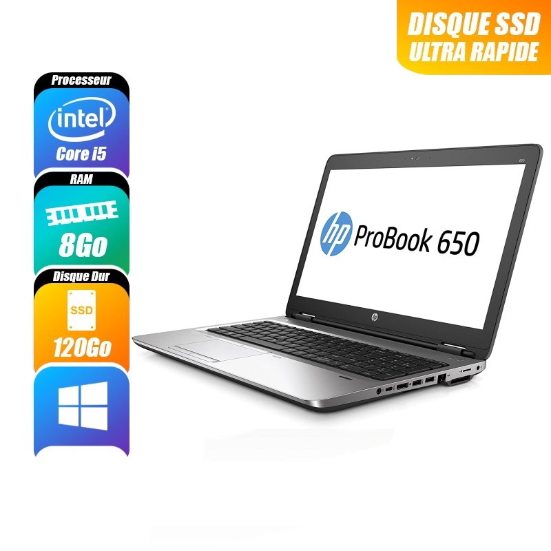 HP PROBOOK 8 Go 120 Go reconditionné PC Portables
