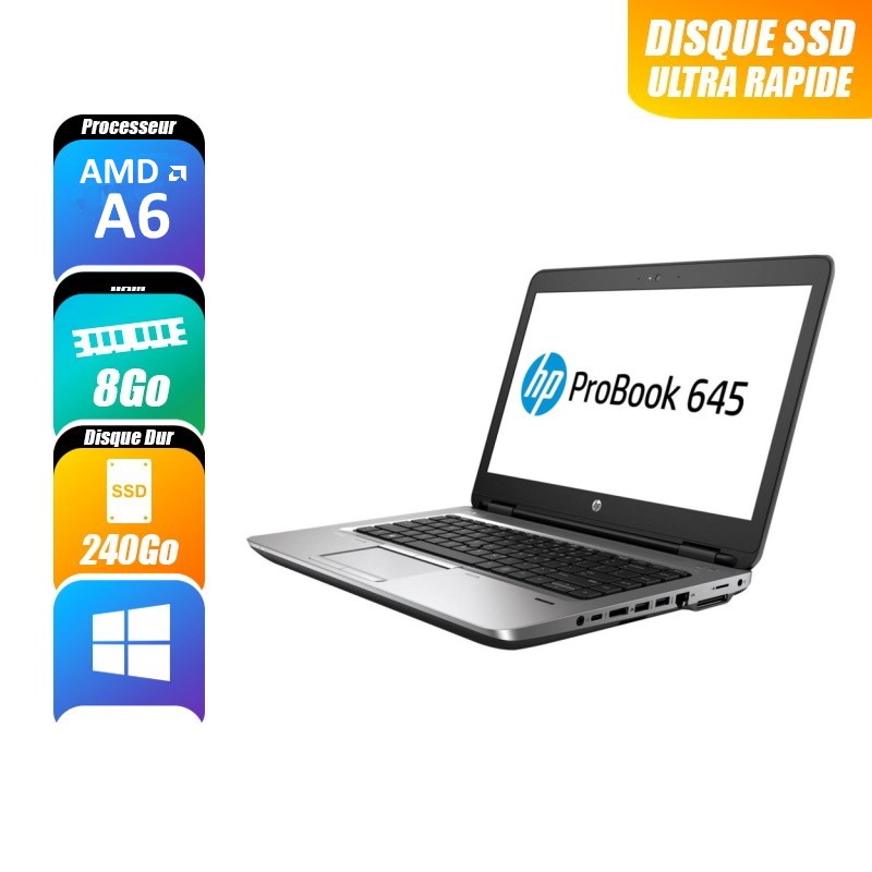 HP PROBOOK 8 Go 240 Go reconditionné PC Portables -id-248