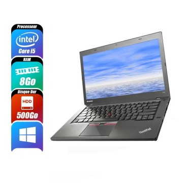 LENOVO Thinkpad T450 - 6300U, 4 Go RAM, 500 Go - reconditionné