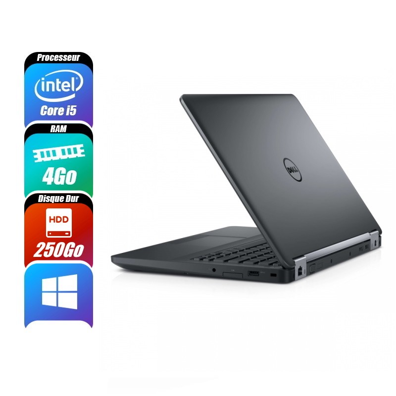 DELL LATITUDE E5470 - 6200U, 8 Go RAM, 250 Go - reconditionné