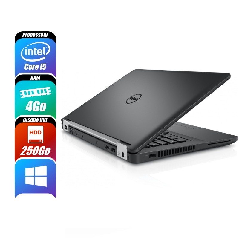 DELL LATITUDE E5470 - 6200U, 8 Go RAM, 250 Go - reconditionné