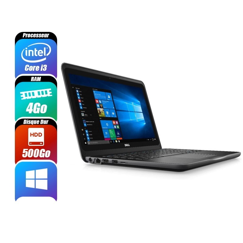 DELL LATITUDE 3380 - 6006U, 4 Go RAM, 500 Go - reconditionné