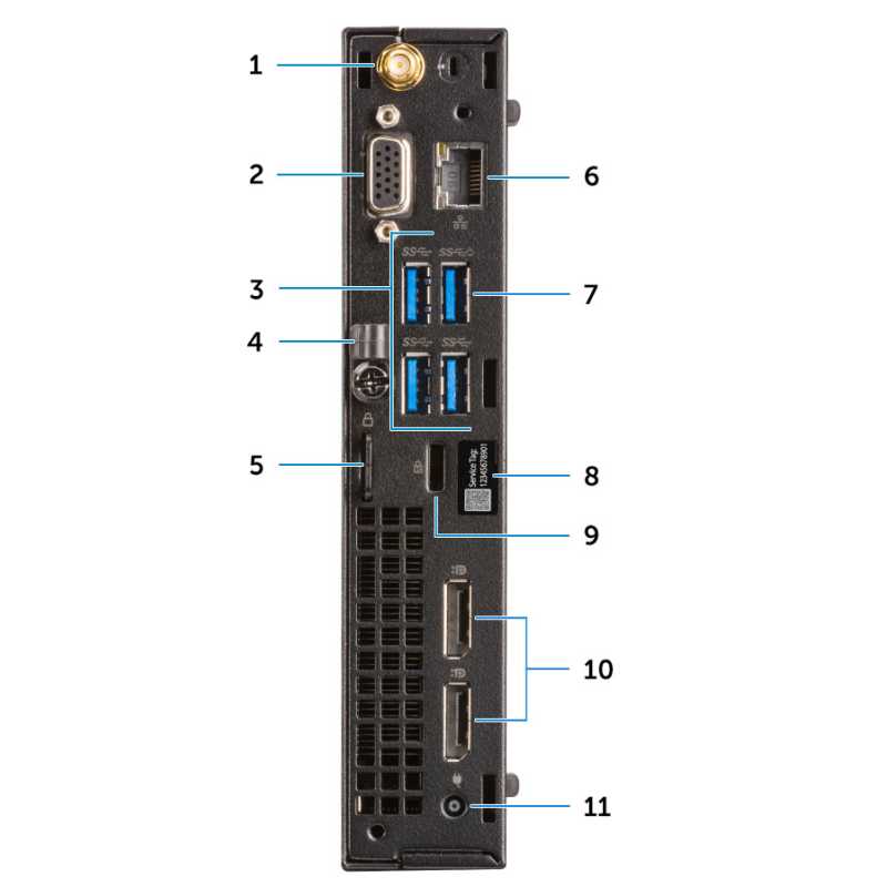 Dell OptiPlex 7060 Micro reconditionné i5-8500T 8 Go 256 Go SSD | Brokland
