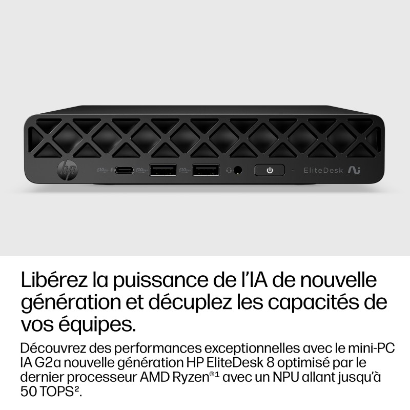 HP ELITE DESK 8 MINI G2A AI PC AMD RAI7-445 16GB 512GB W11P