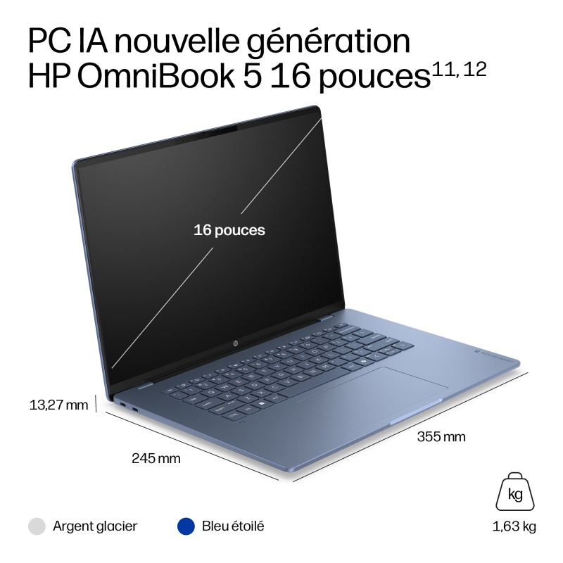 HP OMNIBOOK 5 NG AI PC 16-BF100 0NF SNAPDRAGON X 2XG3 16IN 32GB