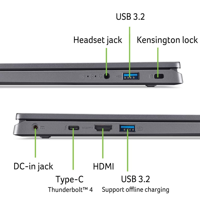 Portable ACER Aspire A17-51M-5782 Intel Core 5 120U 16GoDDR5X 512GoSSD Intel UHD Graphics 17.3'' FHD IPS Mate Win11H NX.