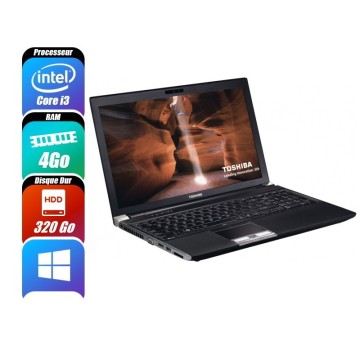 TOSHIBA TECRA R850 - 2350M, 4 Go RAM, 320 Go - reconditionné