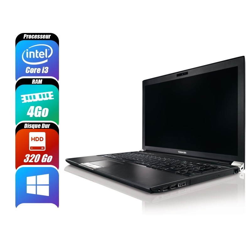 TOSHIBA TECRA 4 Go 320 Go reconditionné PC Portables -id-279