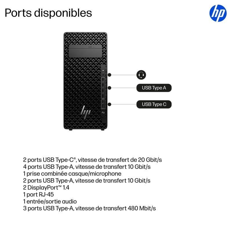 HP Z2 TOWER G1 U7-265K 1TB 32GB W11P