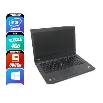 LENOVO THINKPAD T440 - 4300U, 4 Go RAM, 500 Go - reconditionné