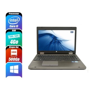 HP PROBOOK 6570B - 3120M, 4 Go RAM, 500 Go - reconditionné