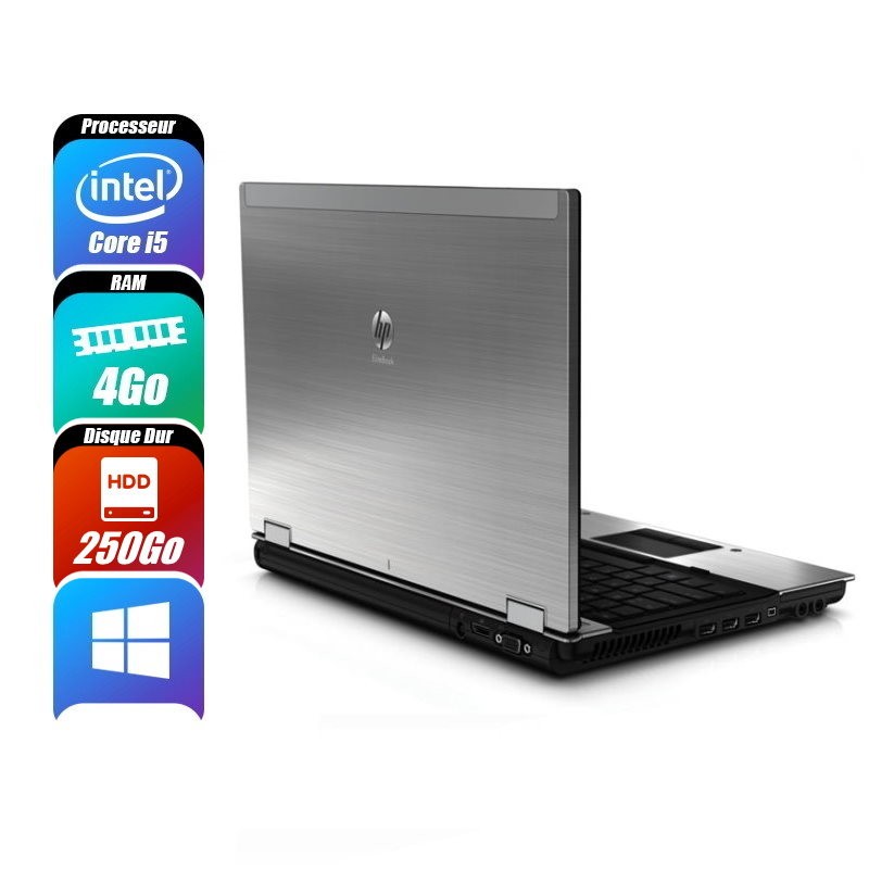 HP ELITEBOOK 4 Go 250 Go reconditionné PC Portables