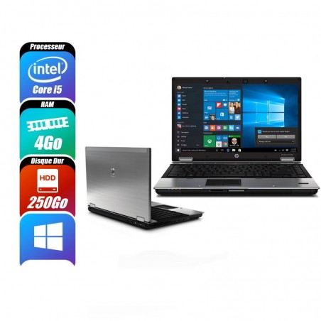 HP ELITEBOOK 4 Go 250 Go reconditionné PC Portables