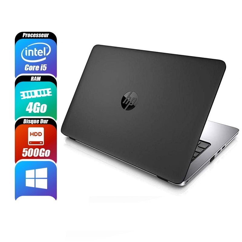 HP ELITEBOOK 820 G1 - 4300U, 4 Go RAM, 500 Go - reconditionné