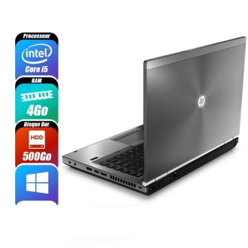 HP ELITEBOOK 8460p - 2520M, 4 Go RAM, 500 Go - reconditionné