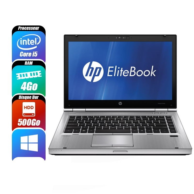 HP ELITEBOOK 4 Go 500 Go reconditionné PC Portables -id-297