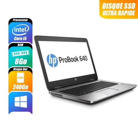 HP PROBOOK 8 Go 240 Go reconditionné PC Portables -id-301