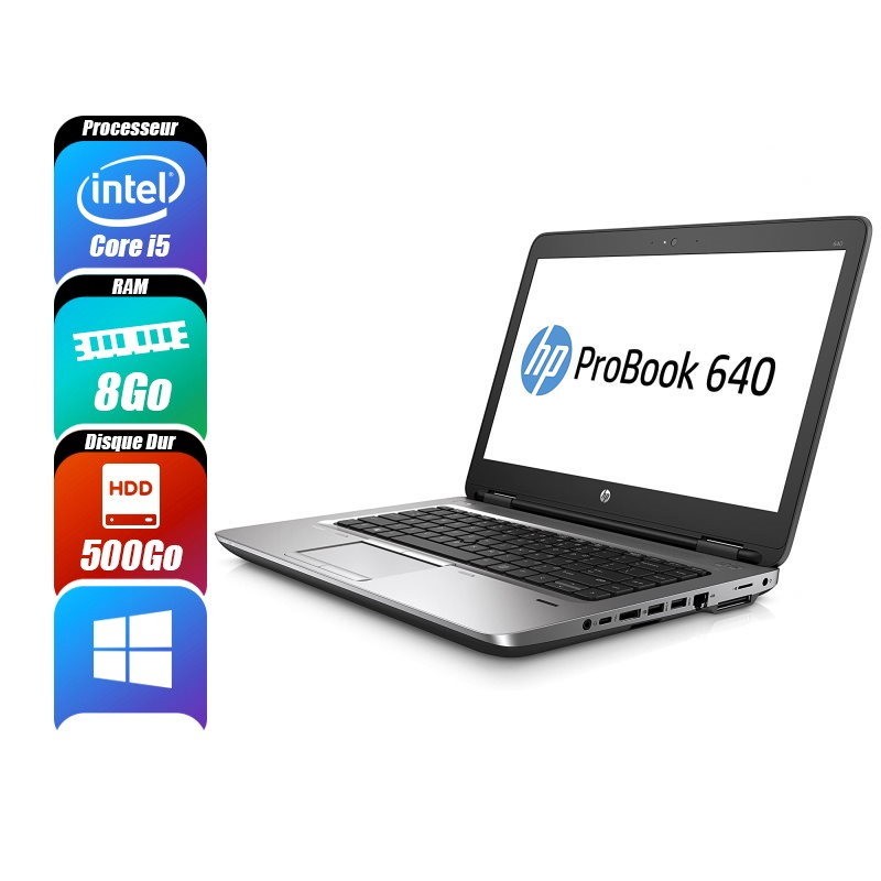 HP PROBOOK 8 Go 500 Go reconditionné PC Portables -id-286