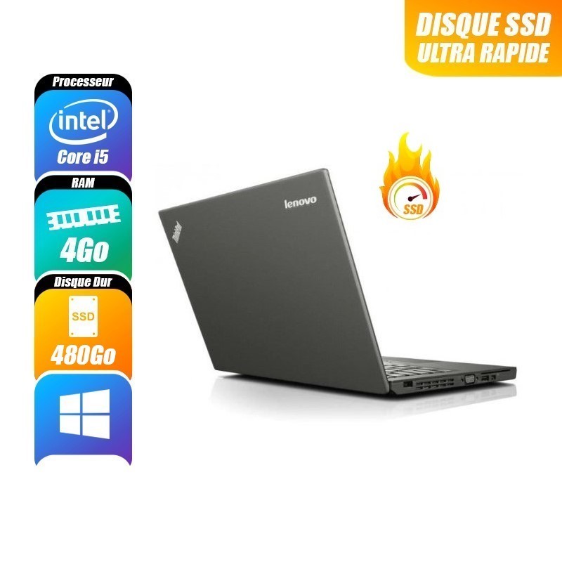 LENOVO THINKPAD 4 Go 480 Go reconditionné PC Portables