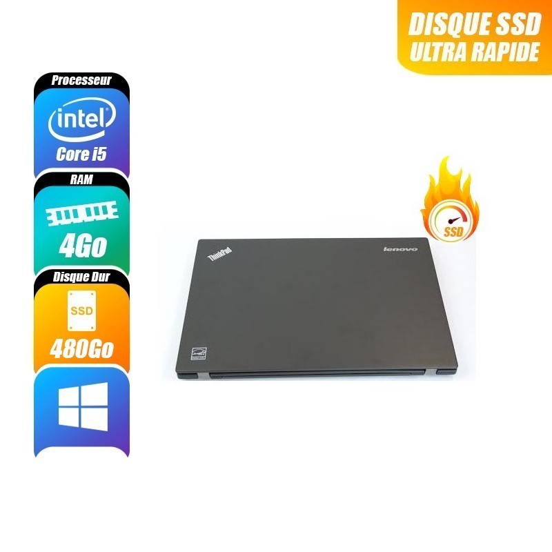 LENOVO THINKPAD 4 Go 480 Go reconditionné PC Portables