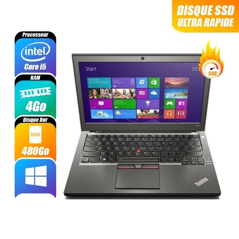 LENOVO THINKPAD 4 Go 480 Go reconditionné PC Portables