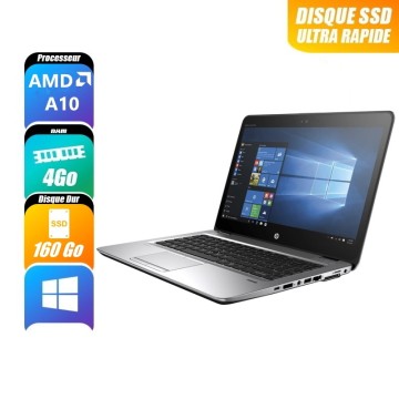 HP ELITEBOOK 745 G3 - A10-8700B, 4 Go RAM, 160 Go - reconditionné