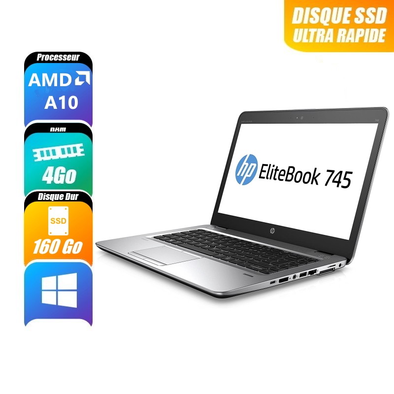 Ordinateurs Portables HP ELITEBOOK 745 G3 reconditionne