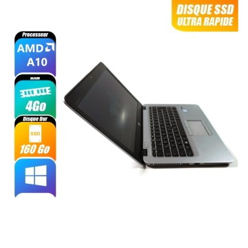 HP ELITEBOOK 725 G3 - A10-8700B, 4 Go RAM, 160 Go - reconditionné