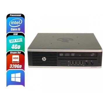 HP ELITE 8300 USDT - 3470S, 4 Go RAM, 320 Go - reconditionné