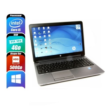 HP PROBOOK 650 G1 - 4210M, 4 Go RAM, 500 Go - reconditionné