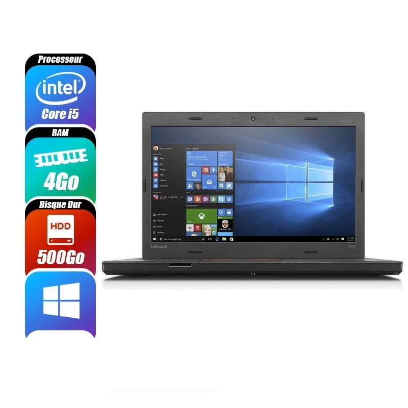 LENOVO THINKPAD 4 Go 500 Go reconditionné PC Portables -id-339