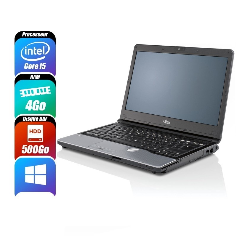 FUJITSU LIFEBOOK 4 Go 500 Go reconditionné PC Portables -id-343