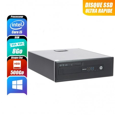 HP ELITEDESK 8 Go 500 Go reconditionné PC de bureau -id-350