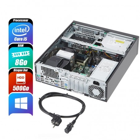 HP ELITEDESK 8 Go 500 Go reconditionné PC de bureau -id-350