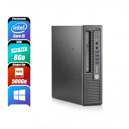 HP ELITEDESK 8 Go 500 Go reconditionné PC de bureau -id-359