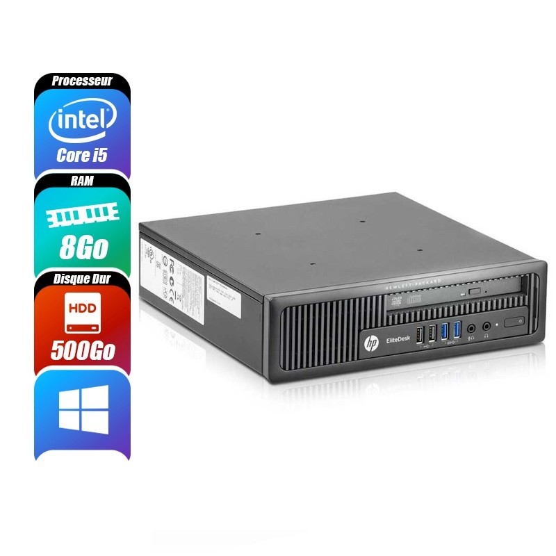 HP ELITEDESK 8 Go 500 Go reconditionné PC de bureau -id-359
