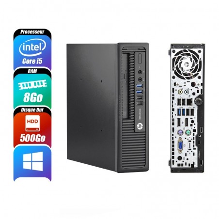 HP ELITEDESK 8 Go 500 Go reconditionné PC de bureau -id-359