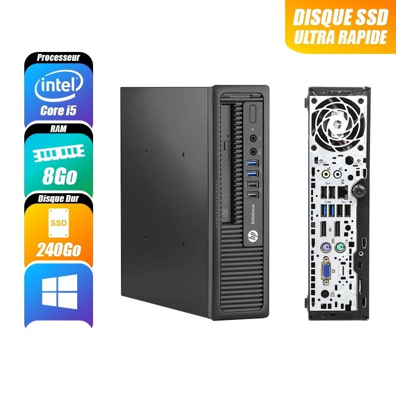 PC de bureau HP ELITEDESK 800 G1 reconditionne