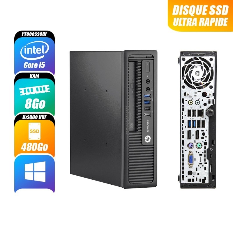 PC de bureau HP ELITEDESK 800 G1 reconditionne